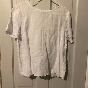 J Crew Linen Blouse